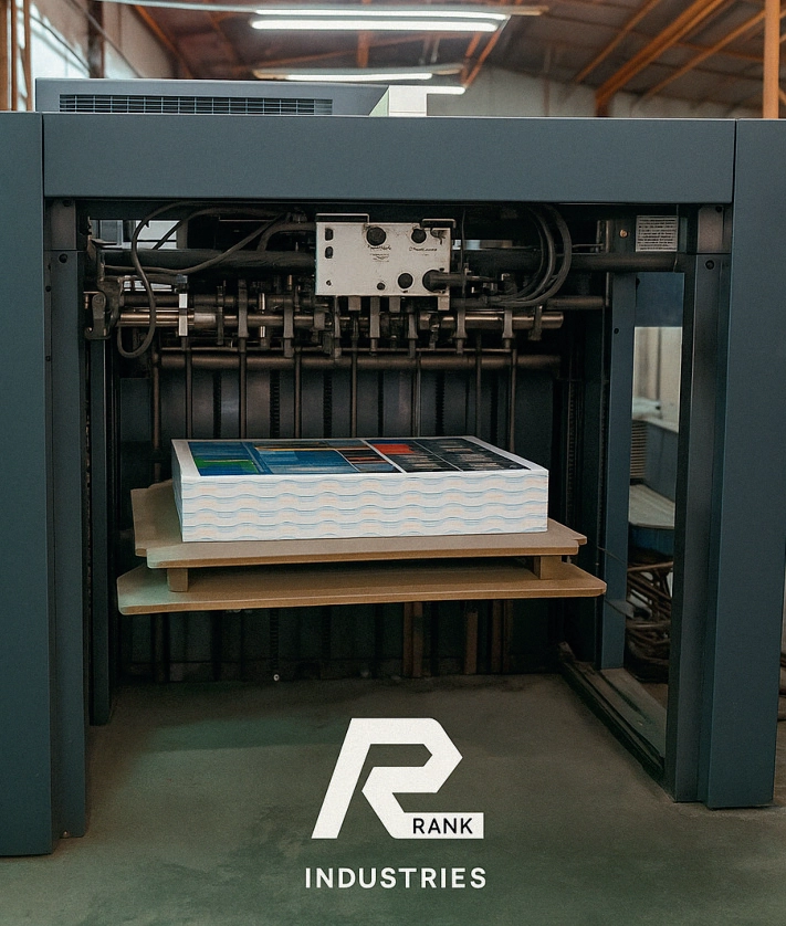 Rank Industries finishing machine